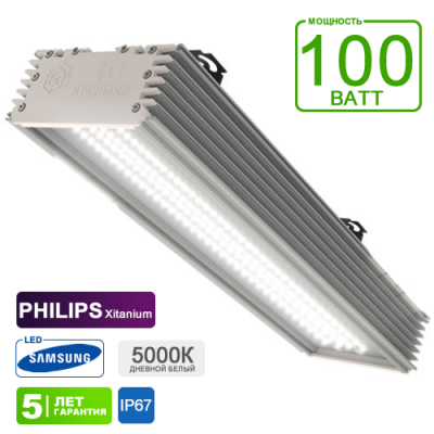 Промышленный светодиодный светильник IO-PROM100 (P100-5KPHSM5S)